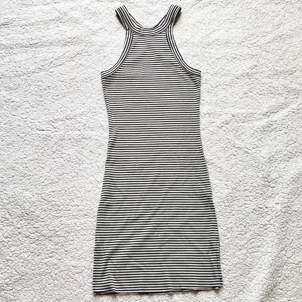 Windsor Striped Fitted Minidress